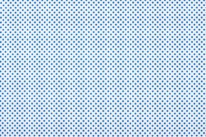 blue polka dot pattern on white background